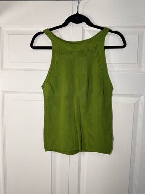 Olivia Rae Olive Green Ribbed Knit Tank